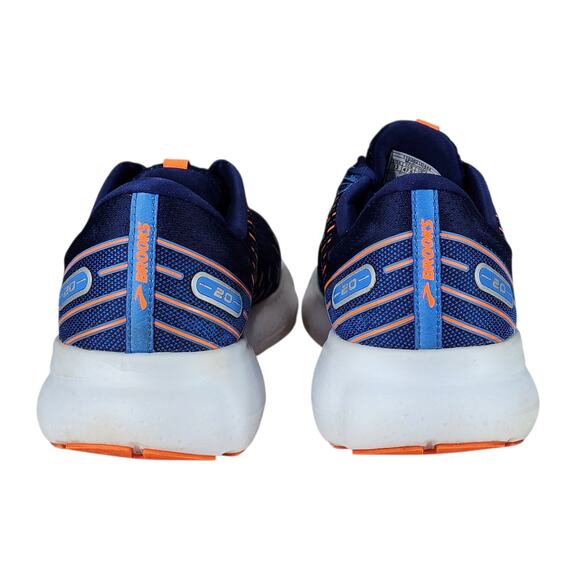 Brooks Glycerin 20 Running Shoe sz 13 Men Blue Orange Low Top Lace Up NO INSOLES - Picture 5 of 12